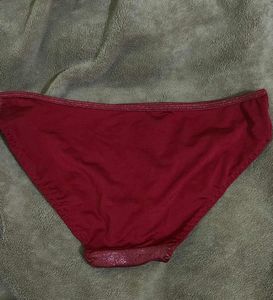 Red Shimmery Panties