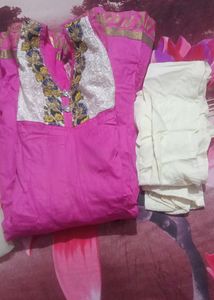 Anarkali Kurti Pant Set