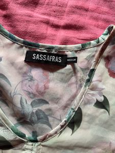 Sheer Floral Top