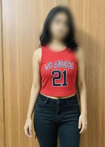 Red Los Angeles Crop Top