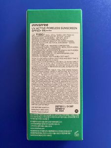 NEW Innisfree Sunscreen