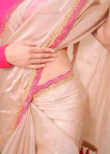 Elegant Pink Saree Blouse