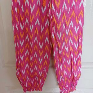Masala Kid By NYC Ikat Jumpsuit For 5-8 Yrs Old