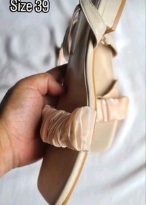 Imported Pink Blush Flats, Size 39