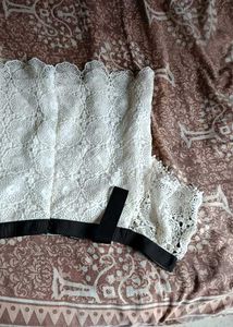 Lace Off Shoulder Top