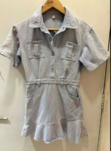 Cute Denim Mini Dress