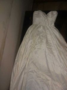 long Elegant white gown