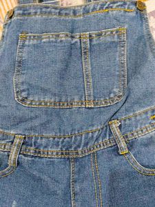 Denim Short Overalls
