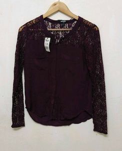 Trendy New Purple Top For Women