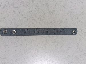 Bracelet For Mens Black And Silver Combination