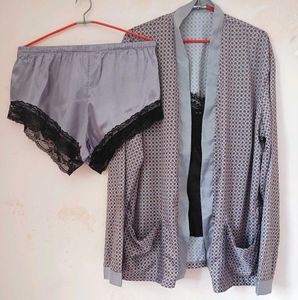 Beutiful Shein Night Gown Suit