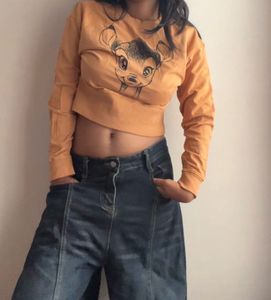 Max Graphic Printed Disney Bambi Cotton Sweatshirt