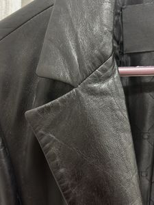 Black Leather Blazer