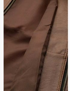 Stylish Brown  Leather Jacket