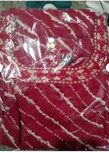 Sleeveless Red Kurta/Kurti Designer