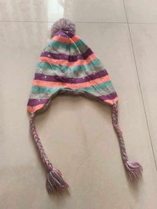 Girls Winter Wear Cap Age 7-8 Years