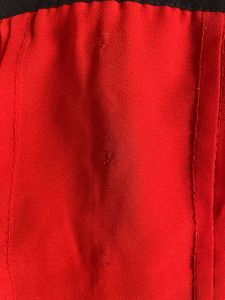 Red Kurta with Floral Embroidery