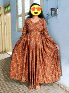 SILK Anarkali Dress
