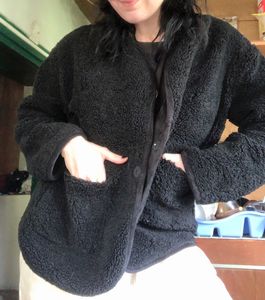 Cozy Black Sherpa Jacket