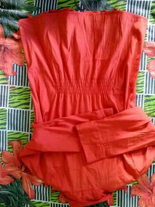 Orange Casual Shirt
