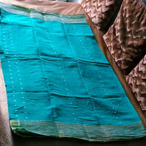 🛍️ Teal Saree ⭐⭐⭐⭐⭐
