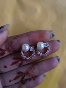 Pearl Halo Earrings