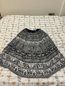 Elephant Print Maxi Skirt