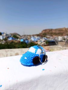 Crochet Mini Car Keychain 😍