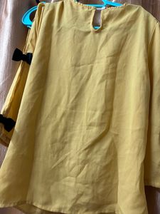Cute Ribbon On Sleeves Top (Free Delivery)