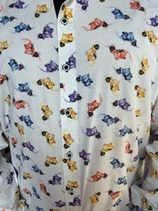 Daniel Bessi Milano Slim Fit Printer Casual Shirt