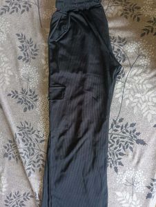 Black Cargo Style Pants