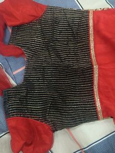 Red Colour Dress With Dupatta And Leggis