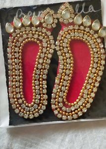 Handmade Lakshmi Feet Idol