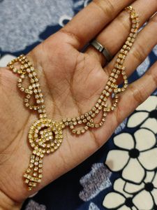 Set Of Artificial Necklace And Earrings