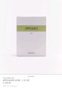 Apple Juice Zara 30ml Eau De Toilette
