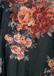 Floral Velvet Mini Dress