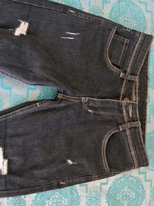 Distressed Denim Jeans