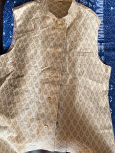 Gold Patterned Vest
