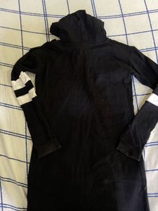 Black Hoodie Dress - Casual Style