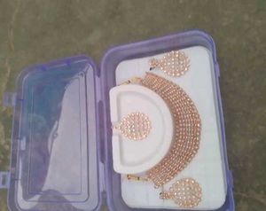 Necklace Set With Maang Tikka For Wedding Party