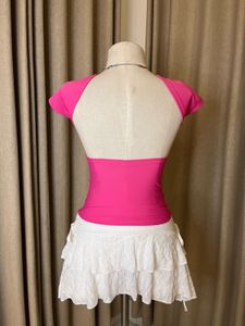 Hot Pink Fitted Top