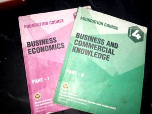 CA foundation "Eco& BCK" Books
