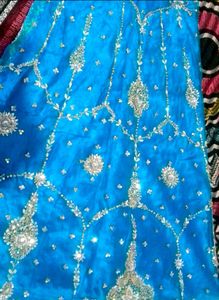 Fairy Blue Color Lehnga With Chunni