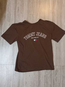 Tommy Jeans Brown Tee