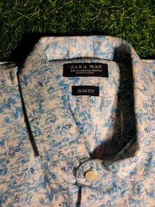 Zara Man Slim Fit Floral Shirt