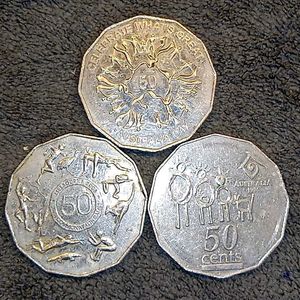 Australia 50 Cents Commemorative Set (3 Pcs)