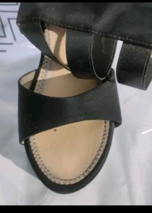 Black Strap Heels