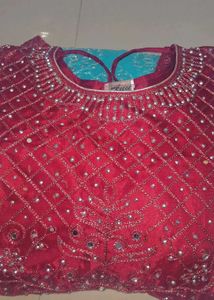 Elegant blue floral frock