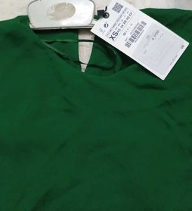 Emerald Green Layered Blouse