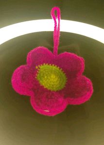 Crochet Daisy Flower Pouch Bag